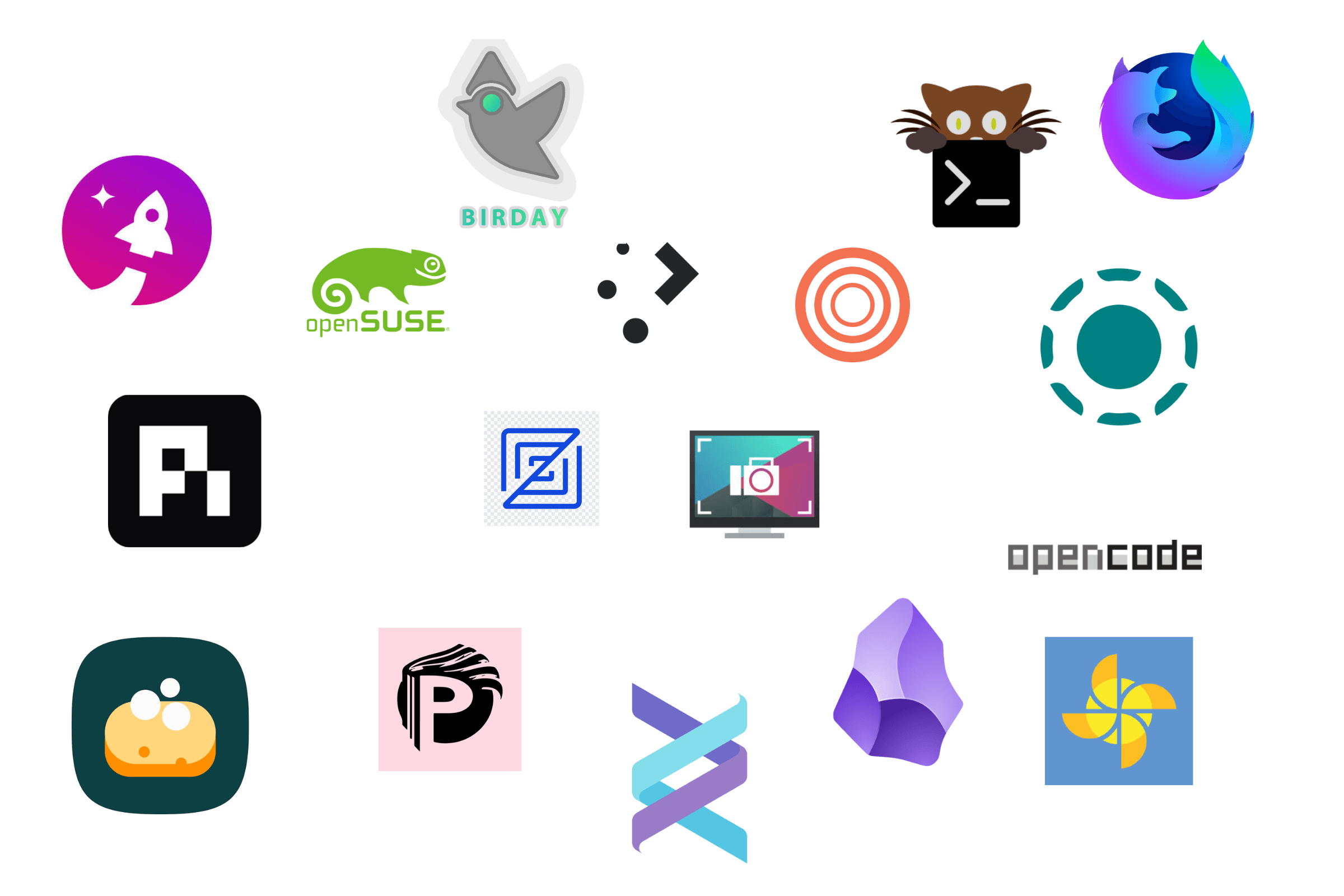 a list of (oss) software i use
